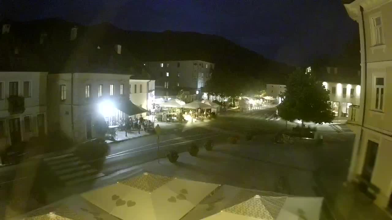Main square in Bovec