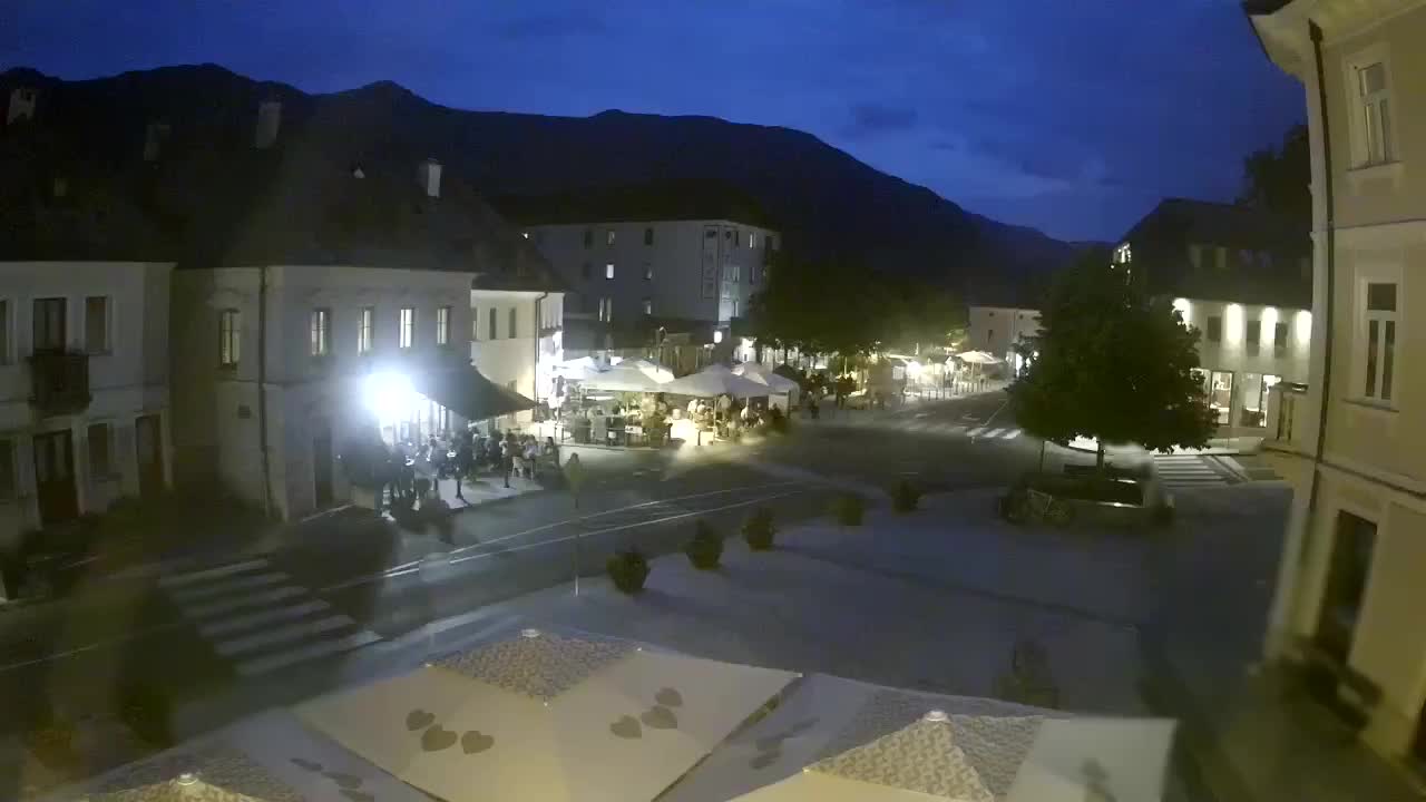 Main square in Bovec