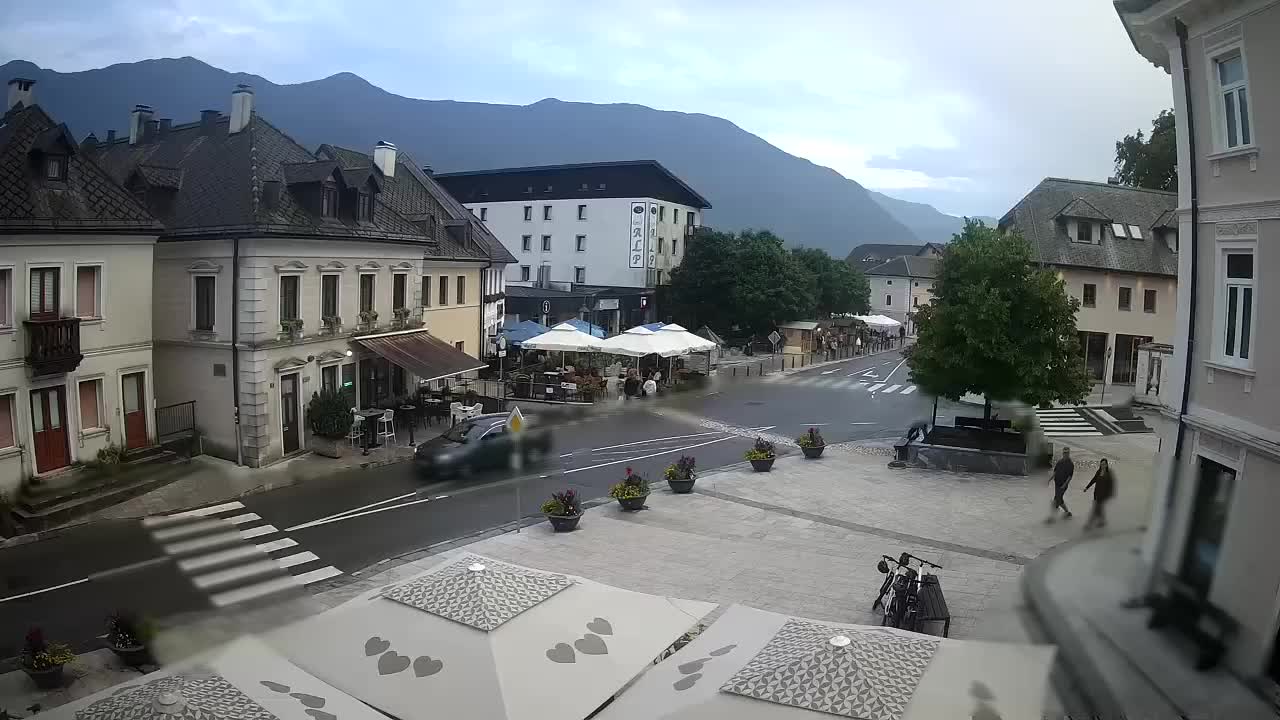Main square in Bovec