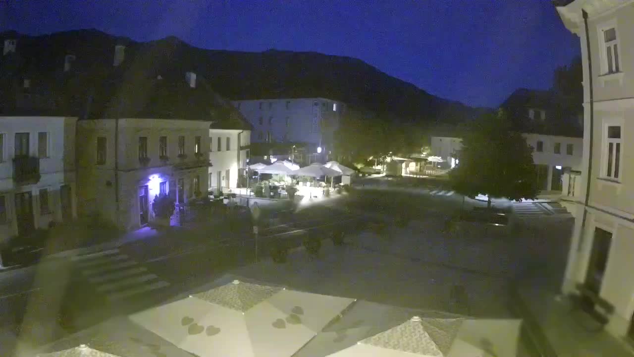 Main square in Bovec