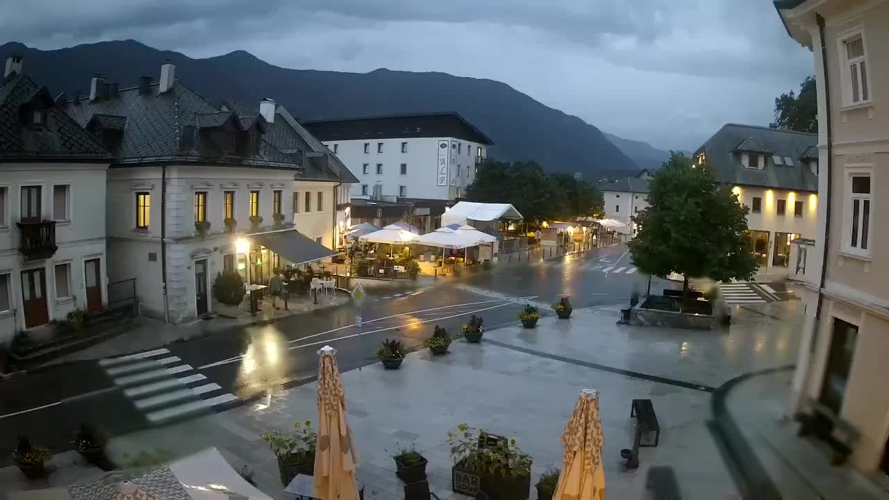 Main square in Bovec