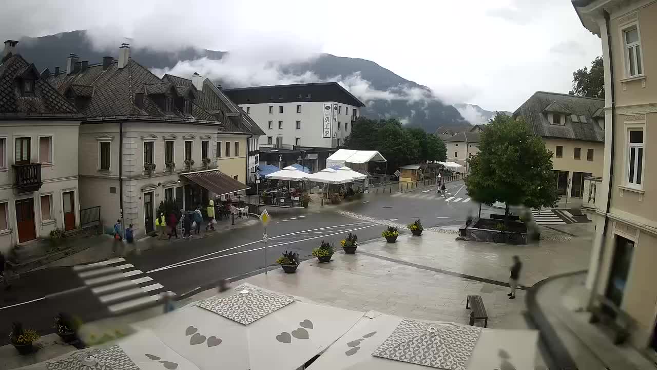 Main square in Bovec