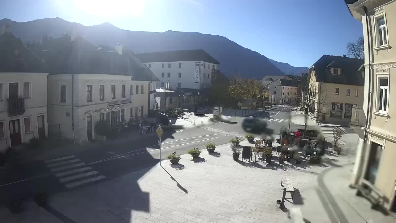 Plaza Central en Bovec
