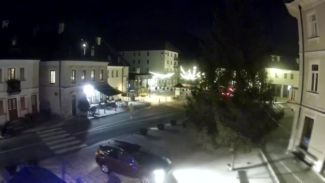 Place centrale à Bovec