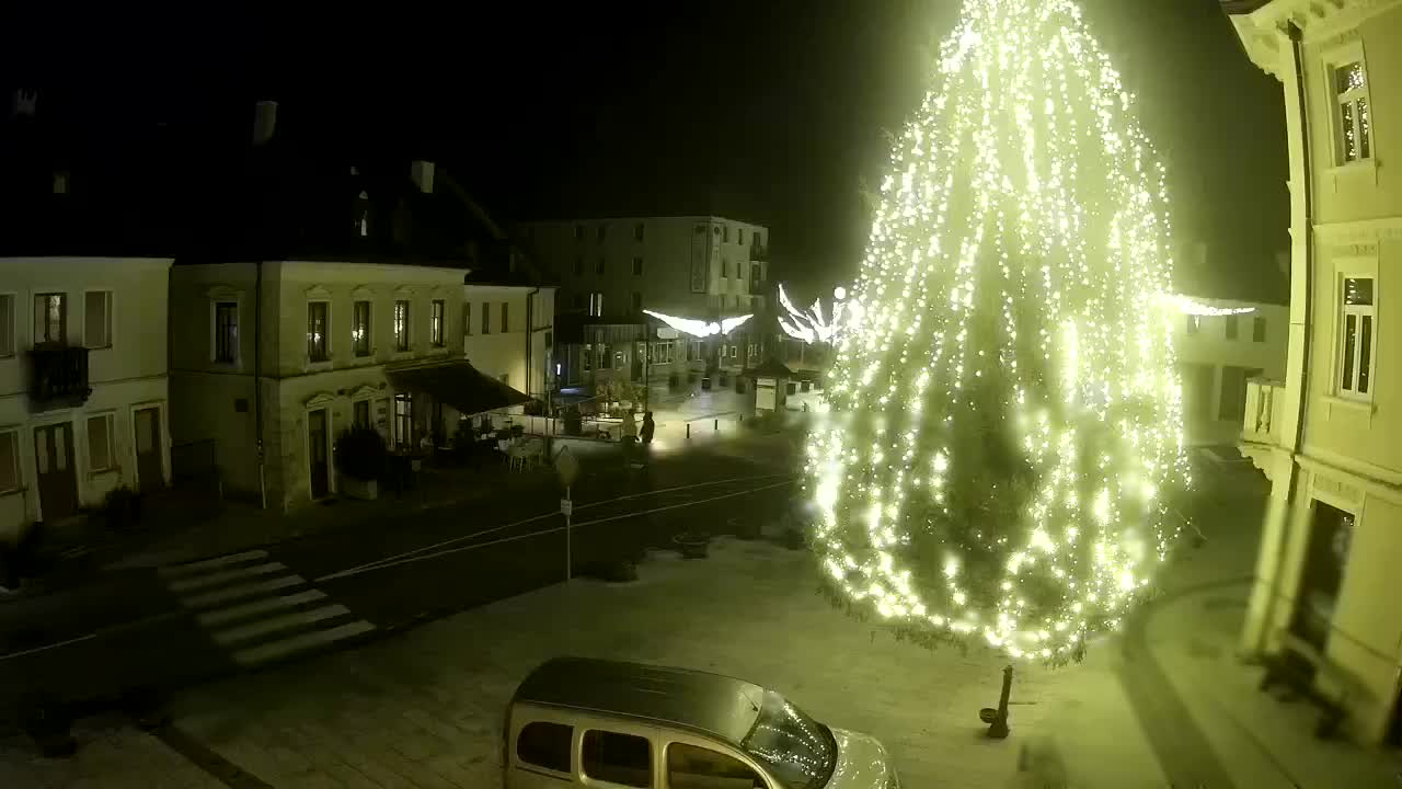 Plaza Central en Bovec