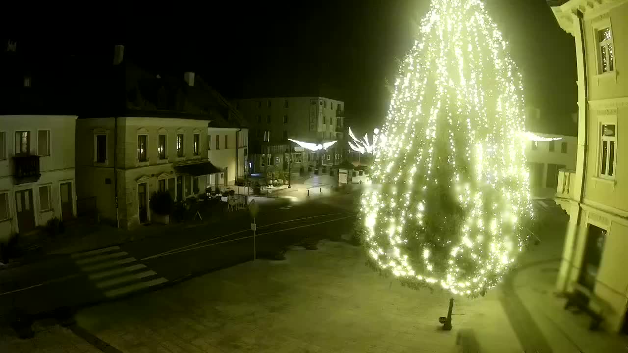 Plaza Central en Bovec
