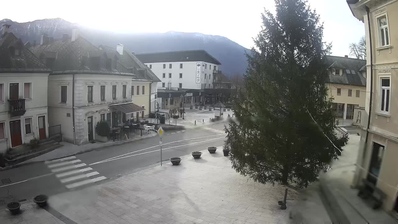Main square in Bovec