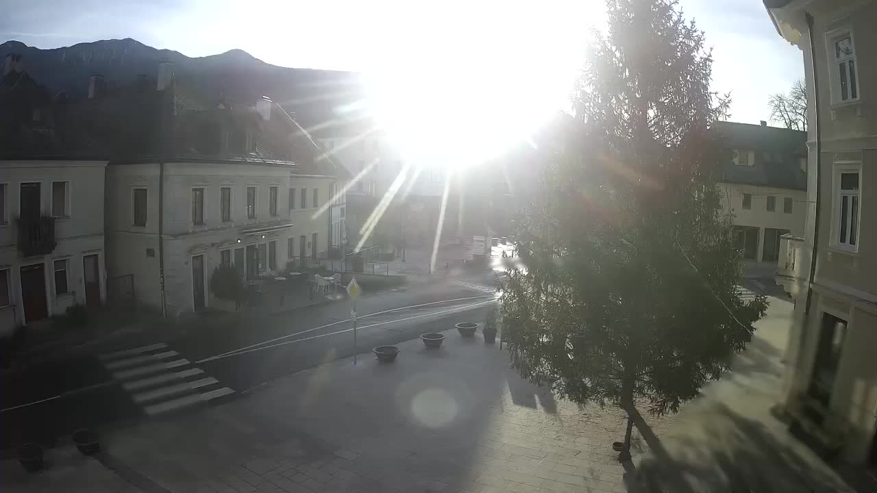 Main square in Bovec