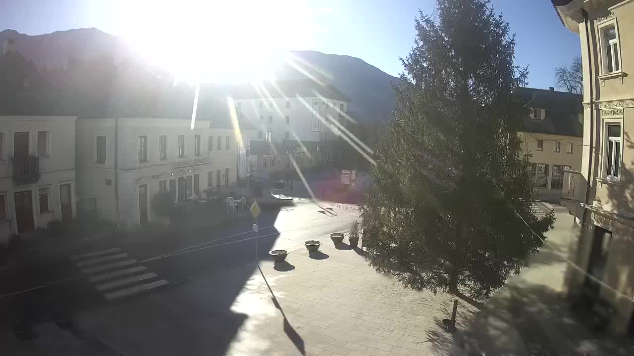 Main square in Bovec