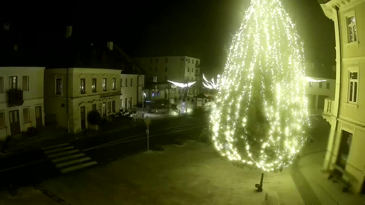 Plaza Central en Bovec