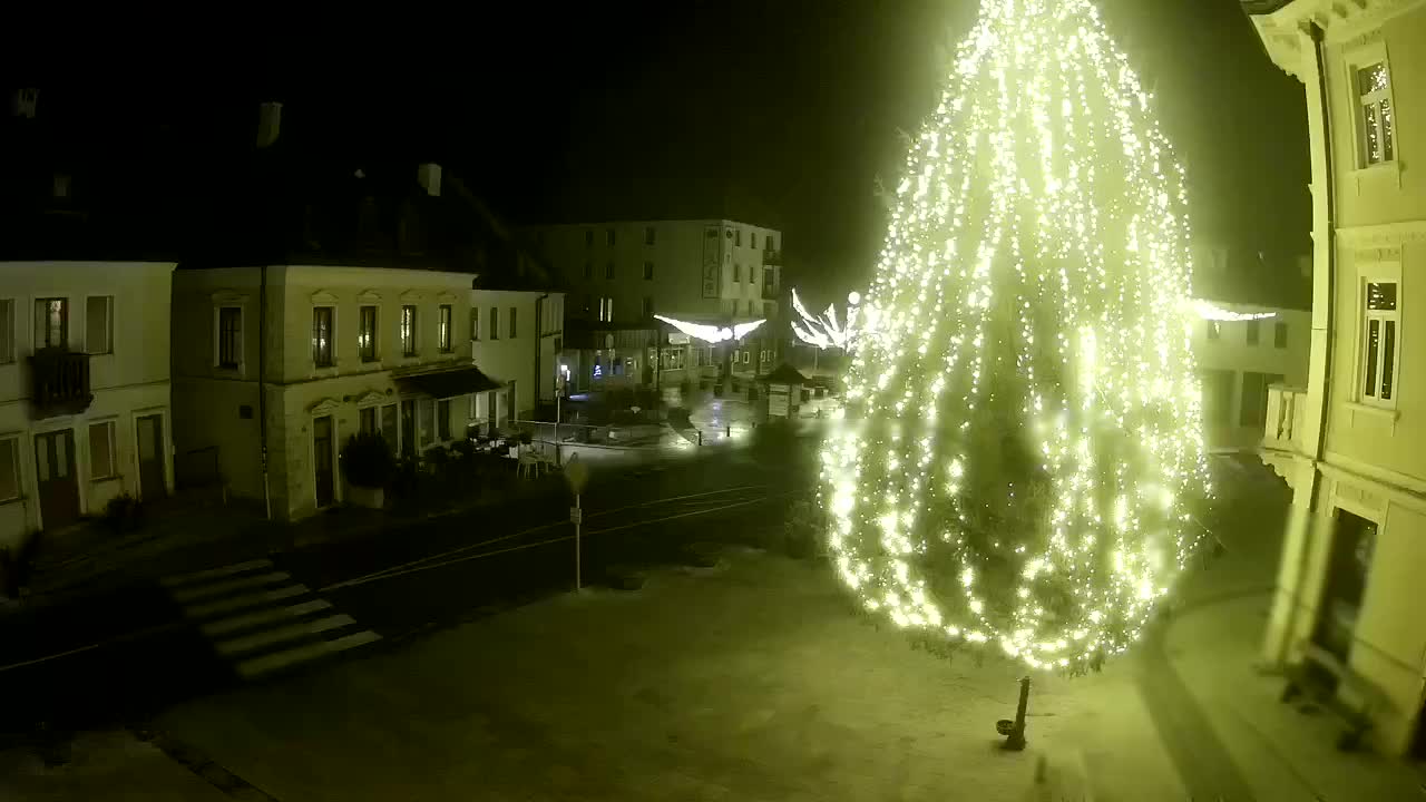 Place centrale à Bovec