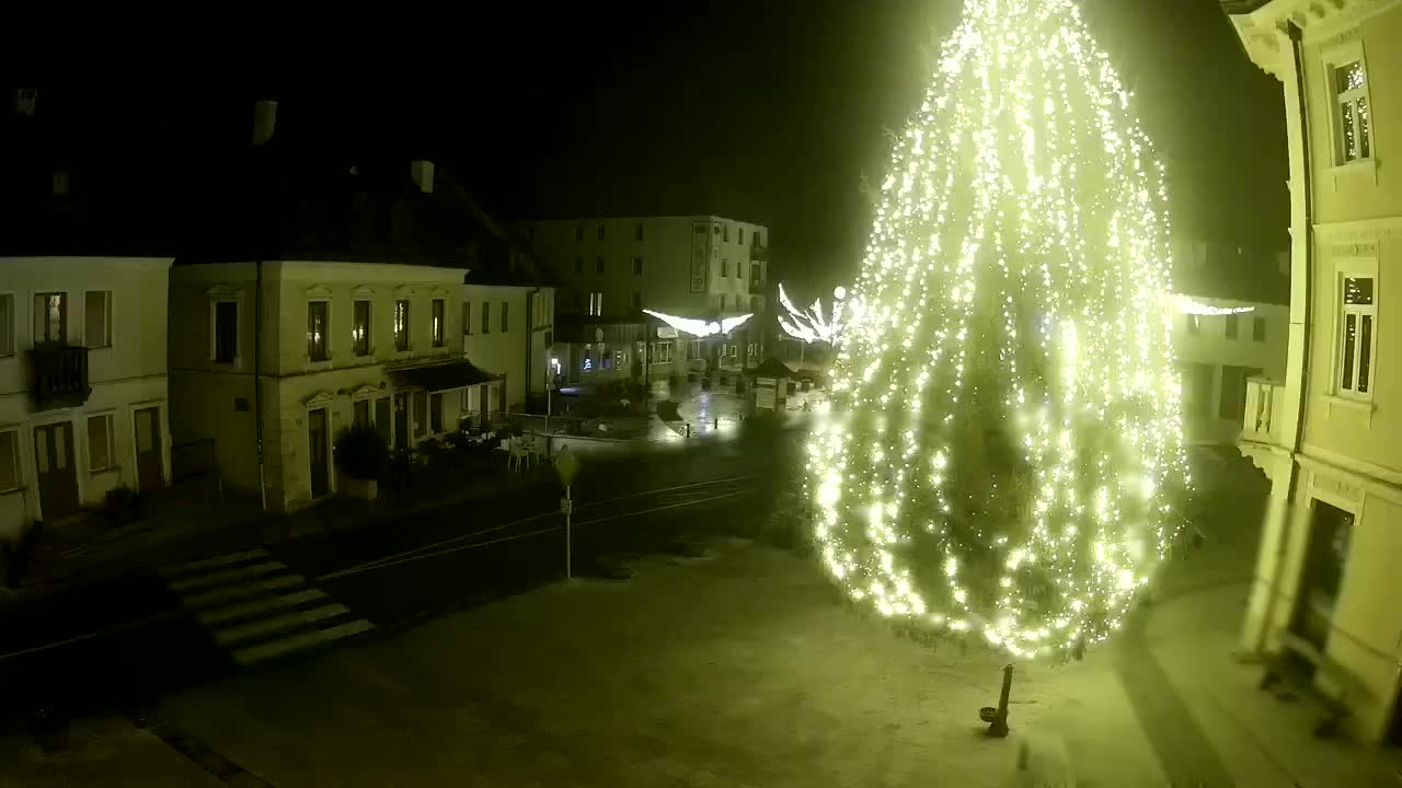 Plaza Central en Bovec
