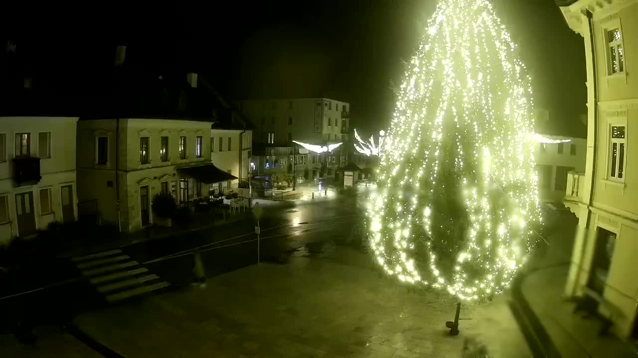 Place centrale à Bovec