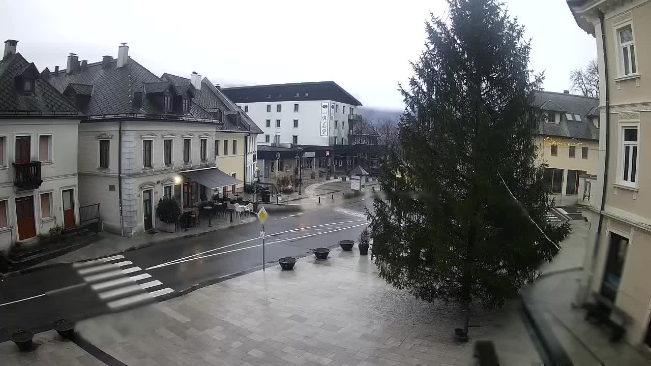 Main square in Bovec