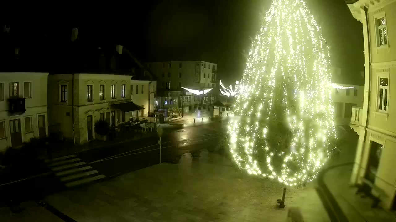 Plaza Central en Bovec