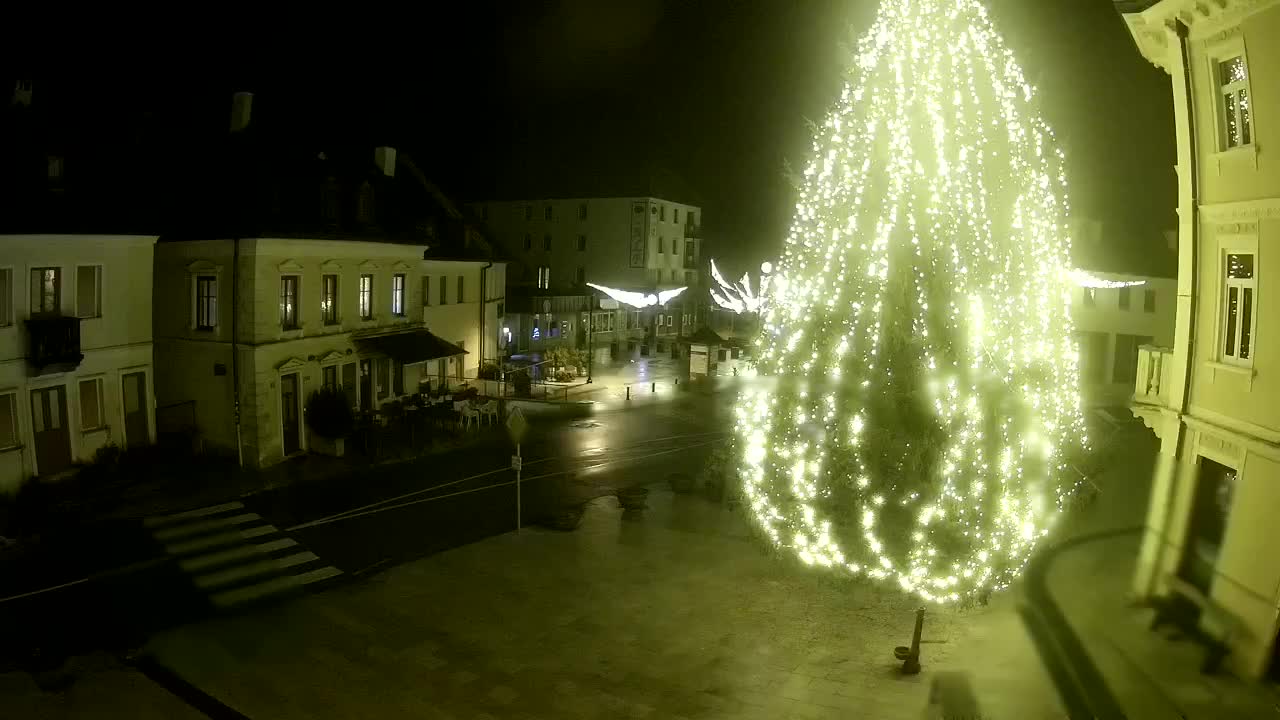 Place centrale à Bovec