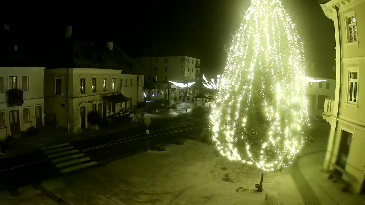 Plaza Central en Bovec