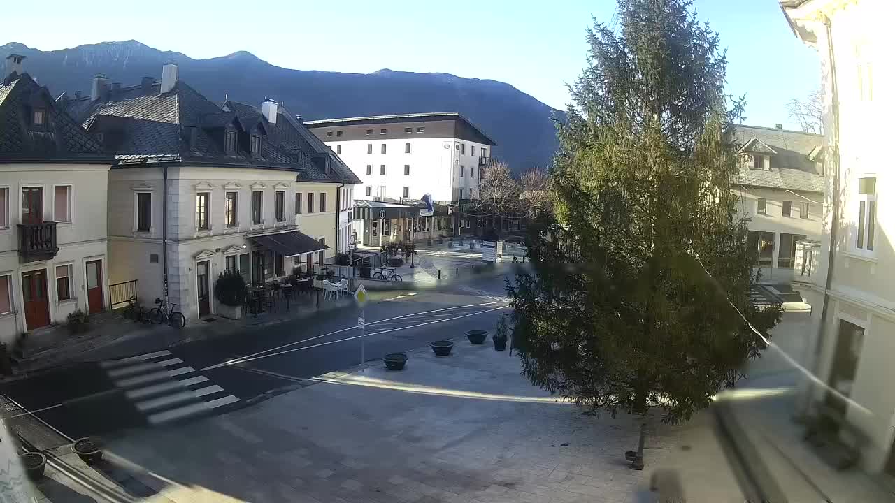 Main square in Bovec