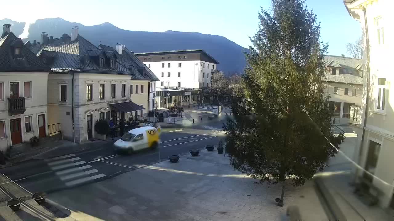 Main square in Bovec