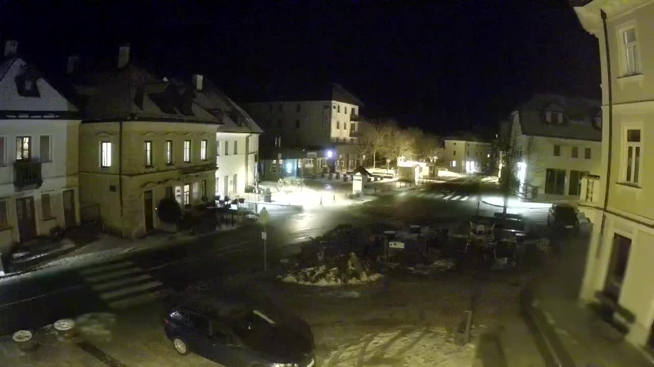 Plaza Central en Bovec