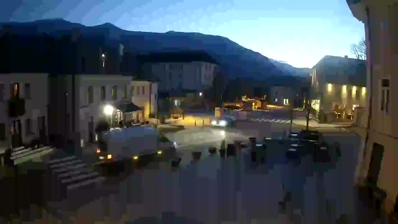 Place centrale à Bovec
