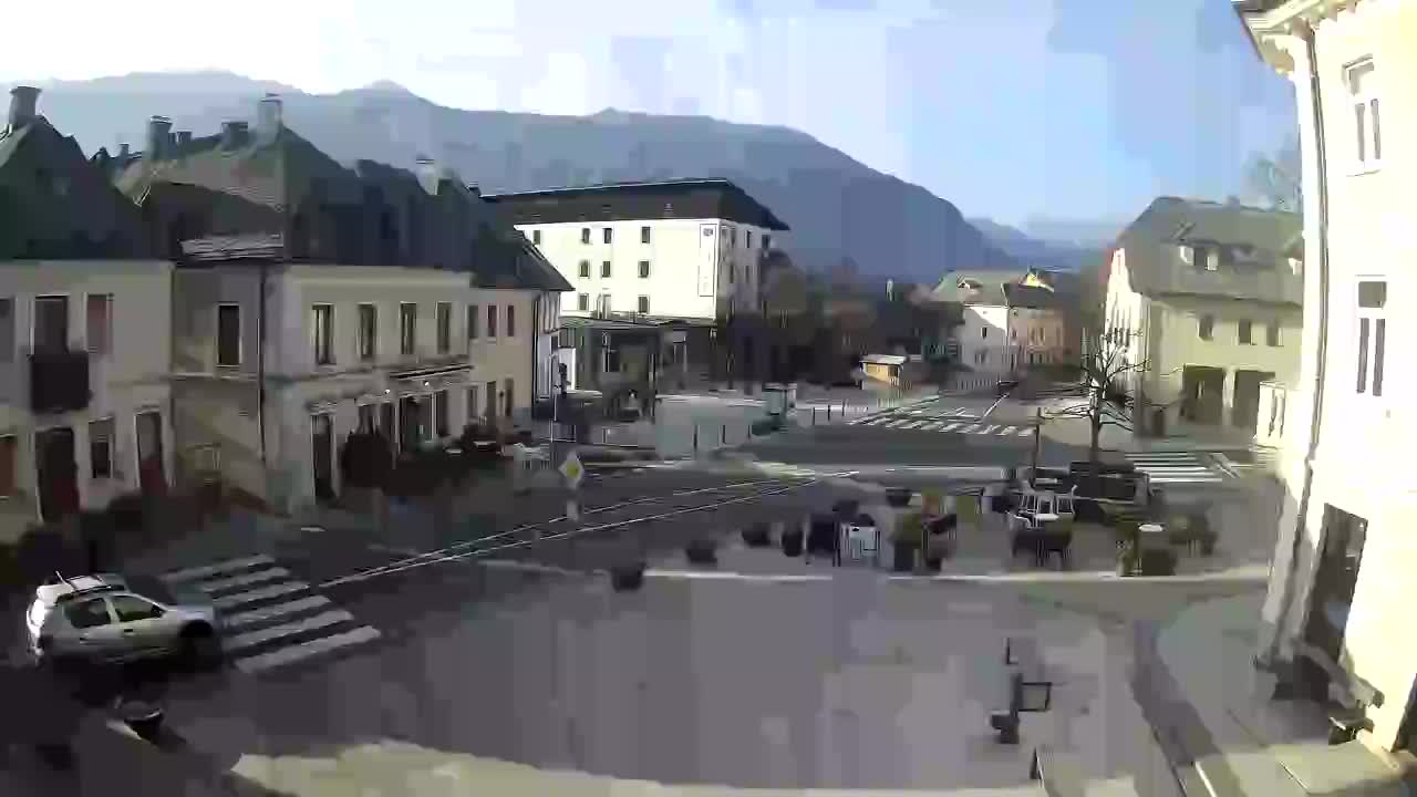 Main square in Bovec