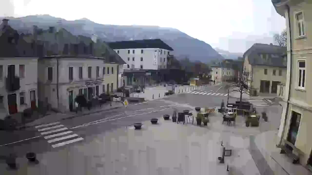 Plaza Central en Bovec