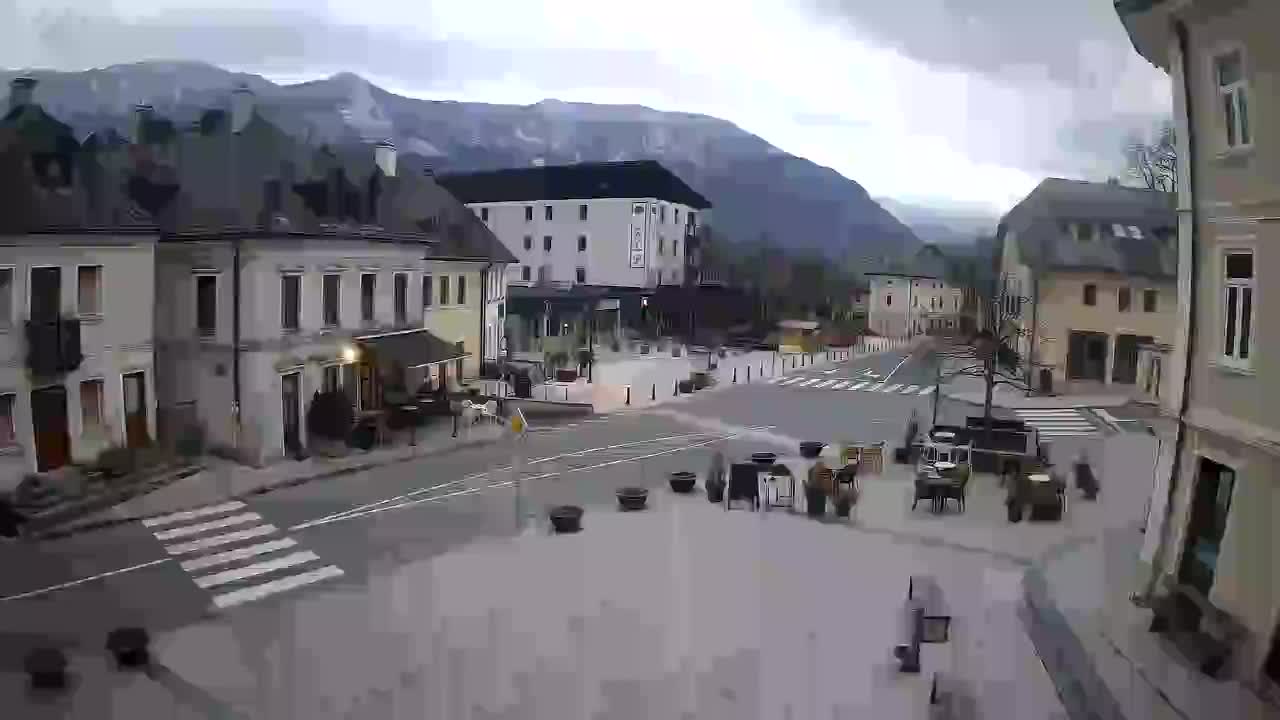 Main square in Bovec