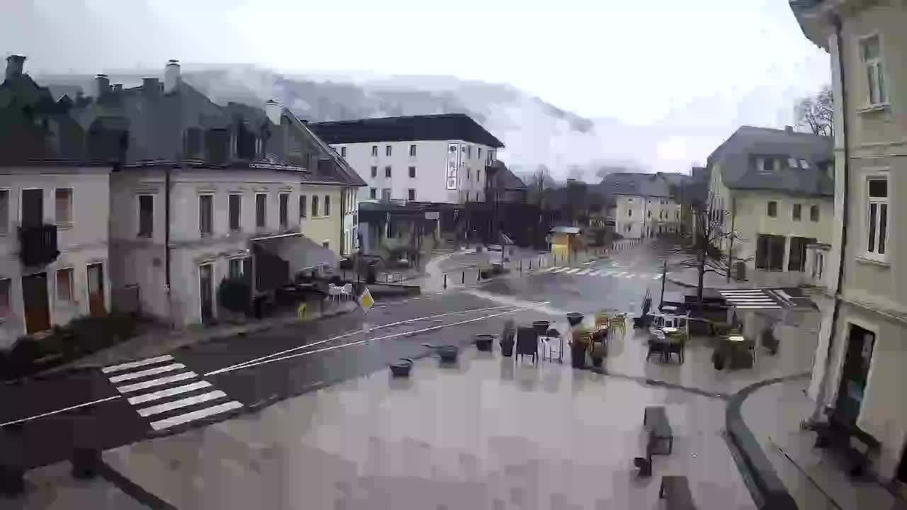 Place centrale à Bovec