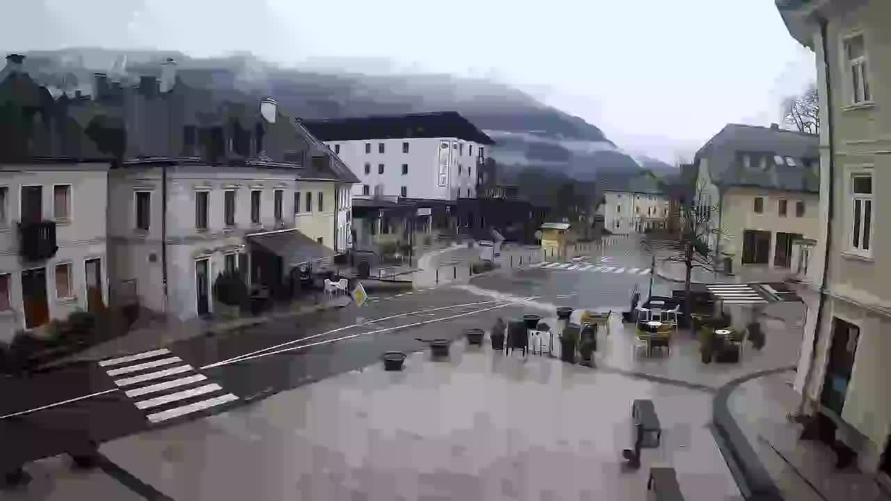 Main square in Bovec