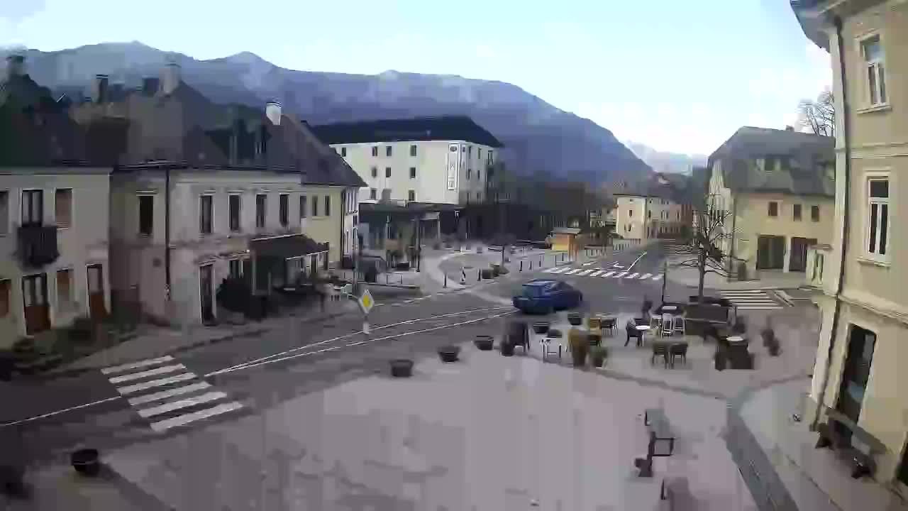 Main square in Bovec