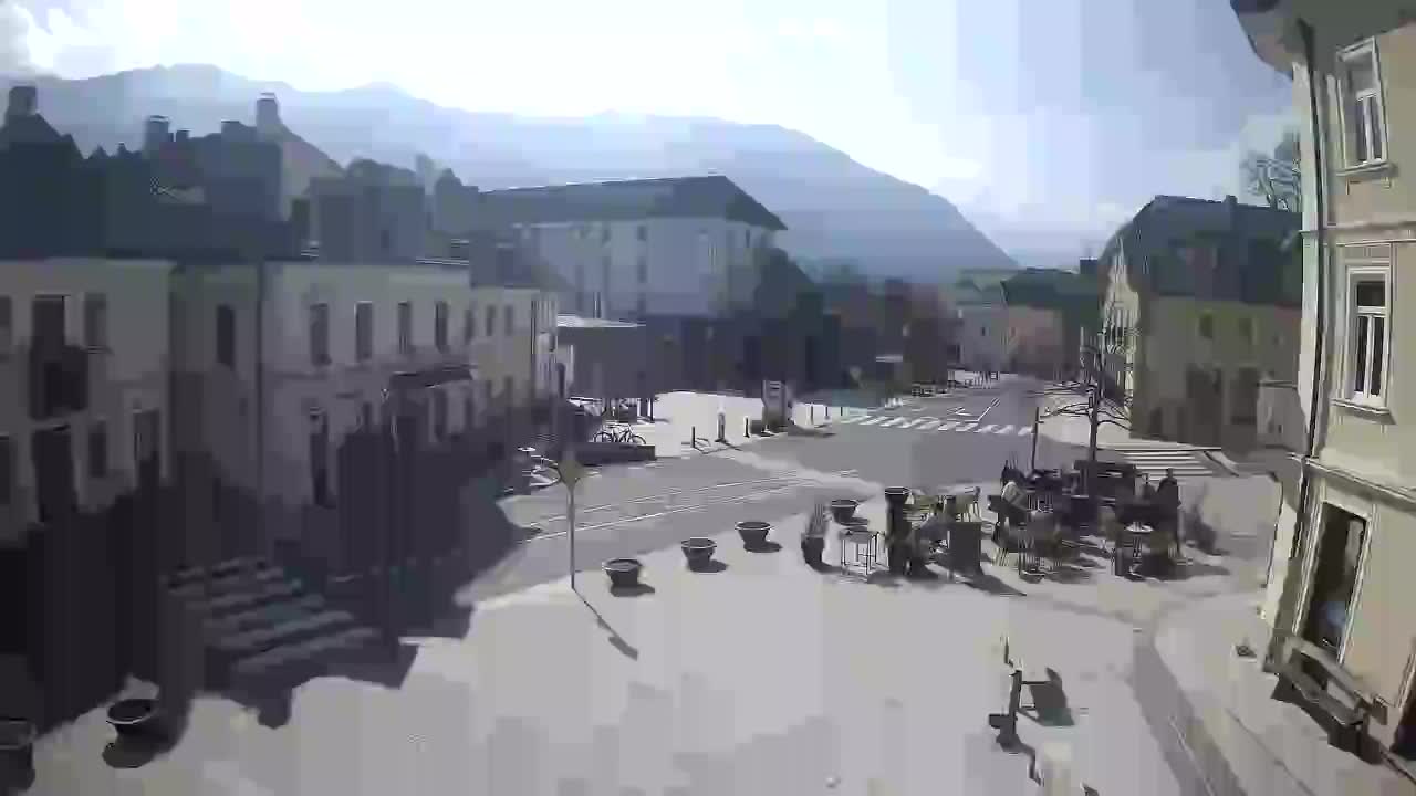 Main square in Bovec