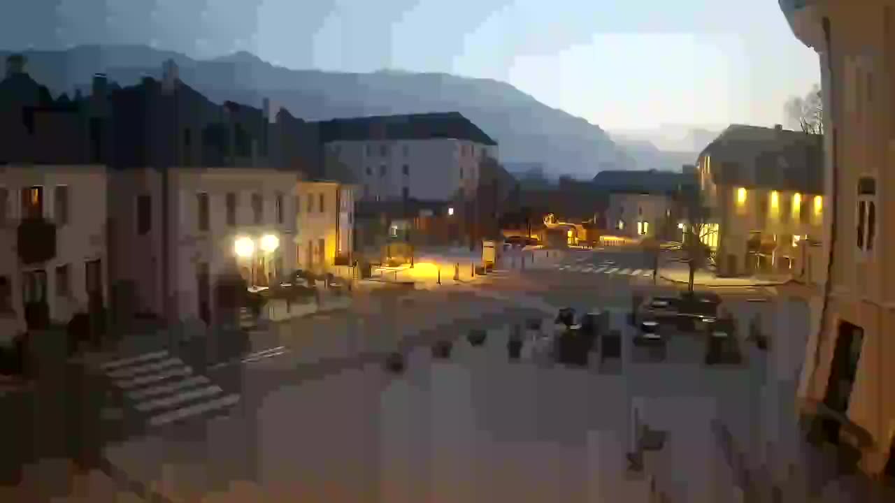 Main square in Bovec