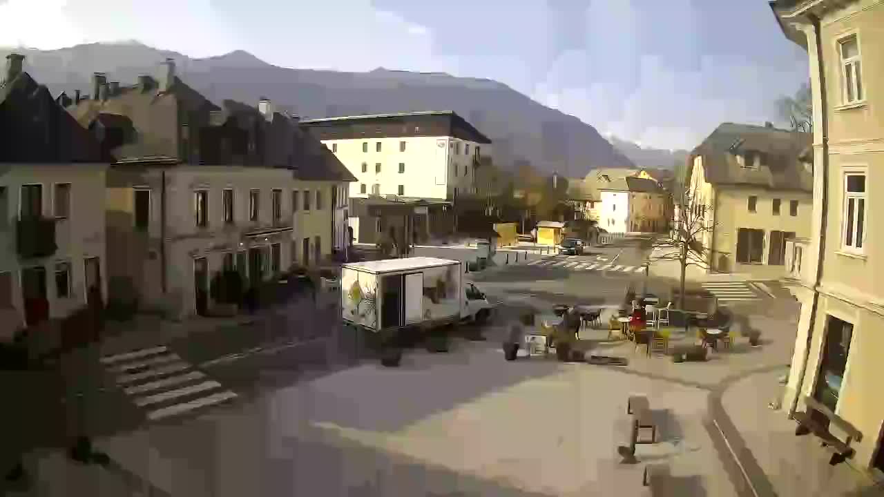Plaza Central en Bovec