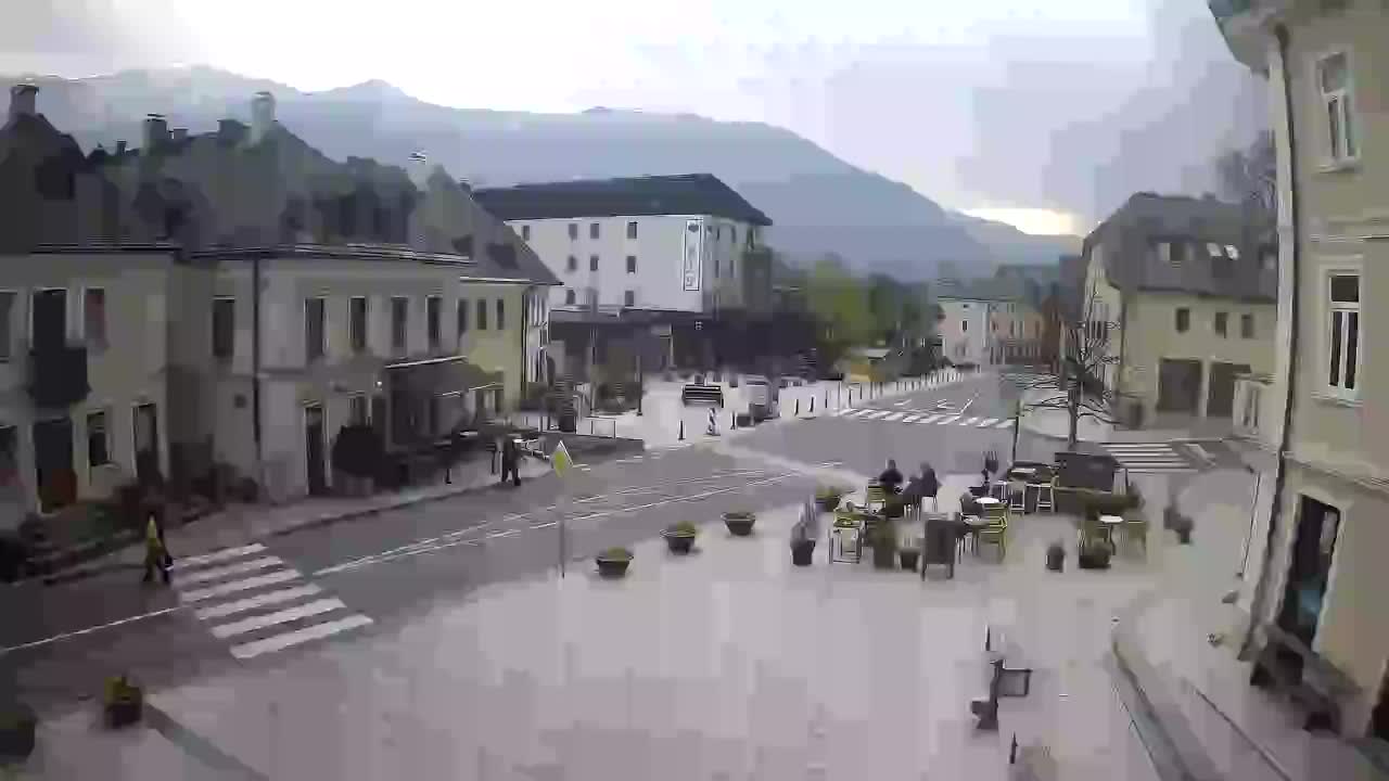 Plaza Central en Bovec
