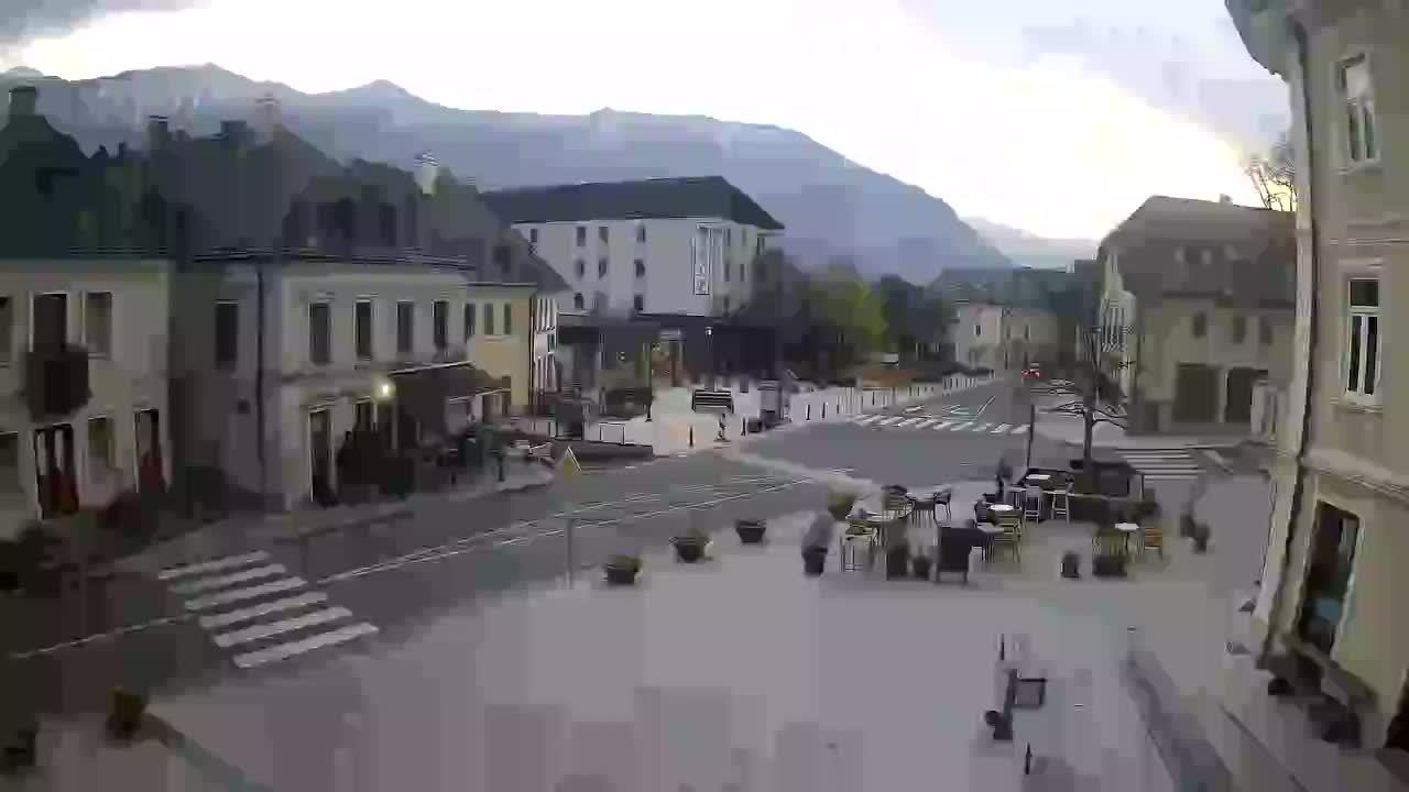 Main square in Bovec