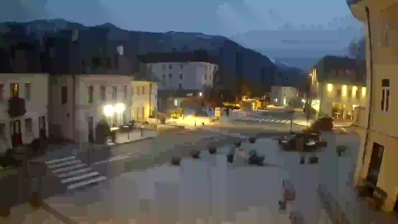 Place centrale à Bovec