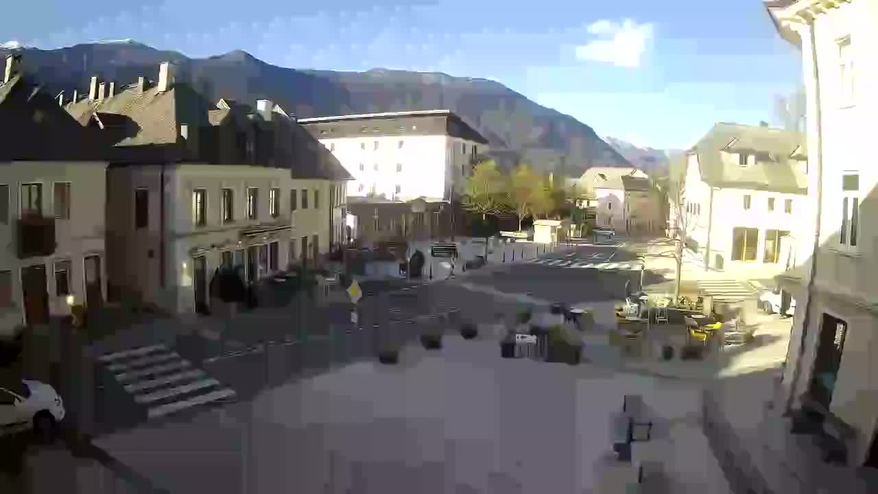 Plaza Central en Bovec