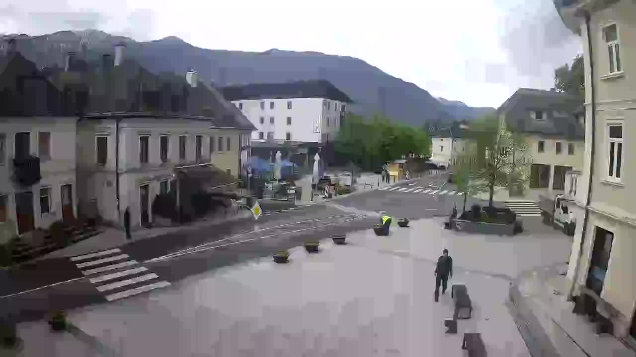 Main square in Bovec