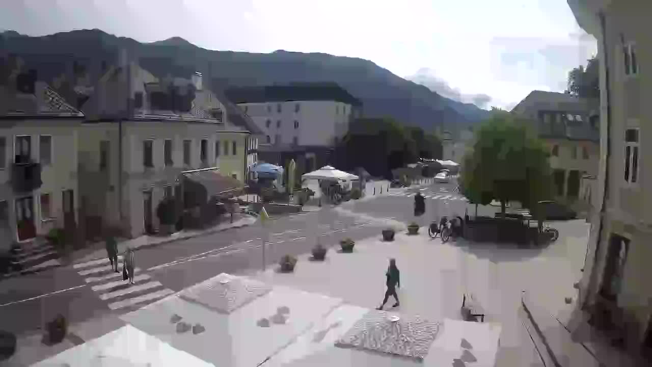 Place centrale à Bovec