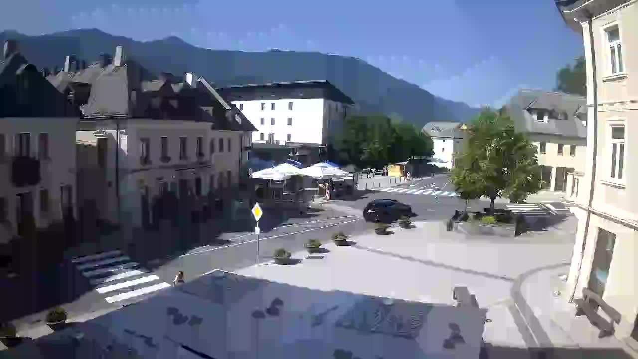 Main square in Bovec