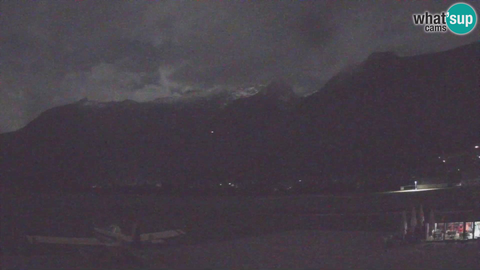 Live webcam Bovec airport – View to Kanin