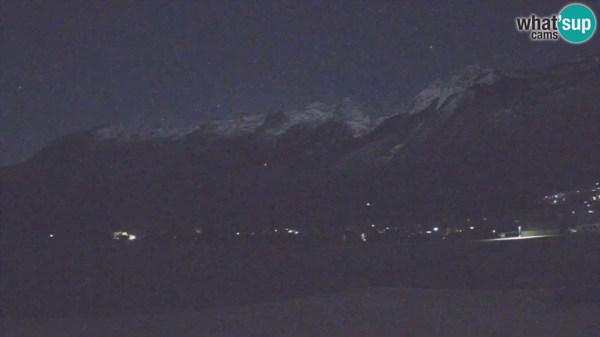 Live webcam Bovec airport – View to Kanin