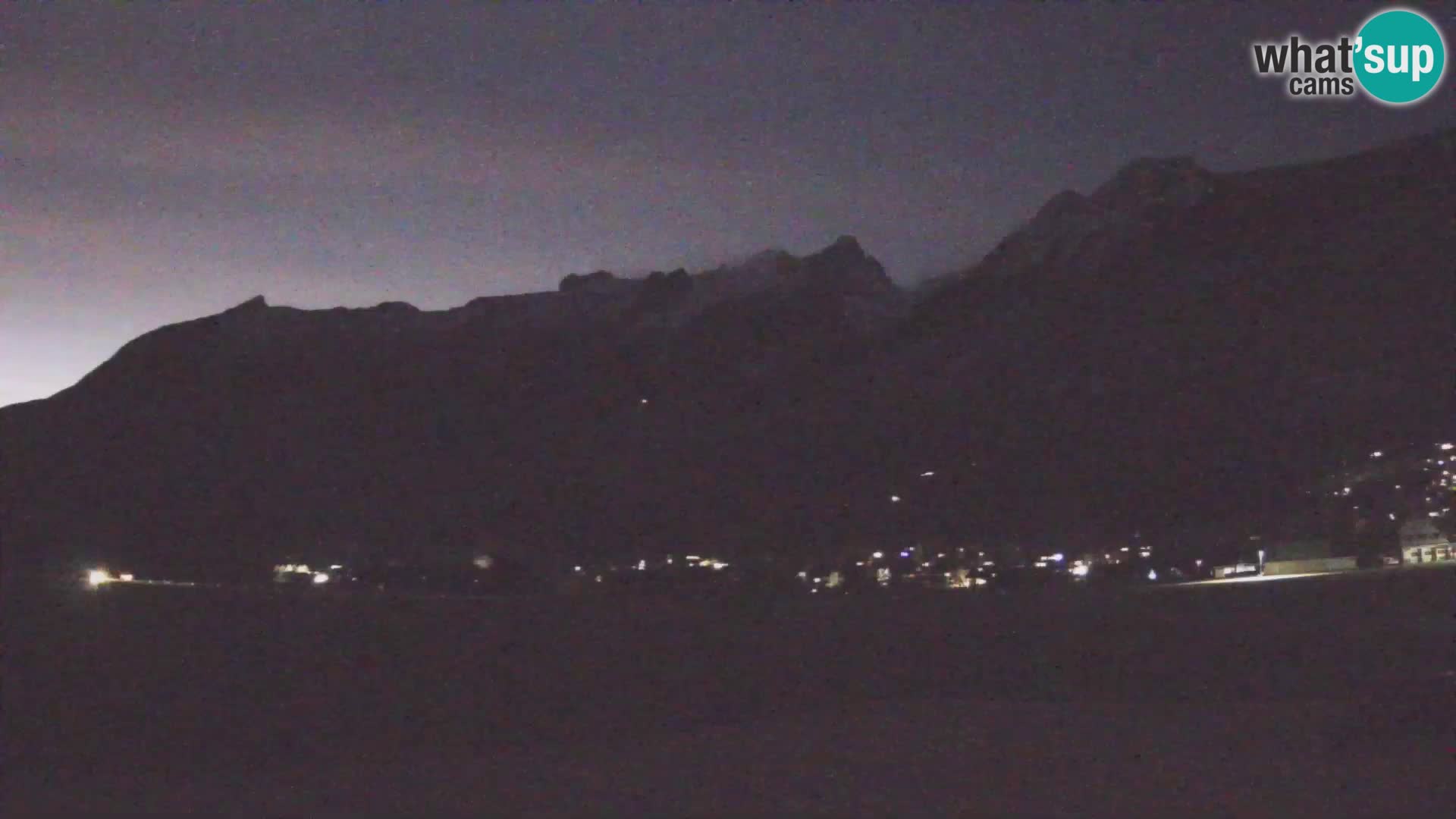 Live webcam Bovec airport – View to Kanin