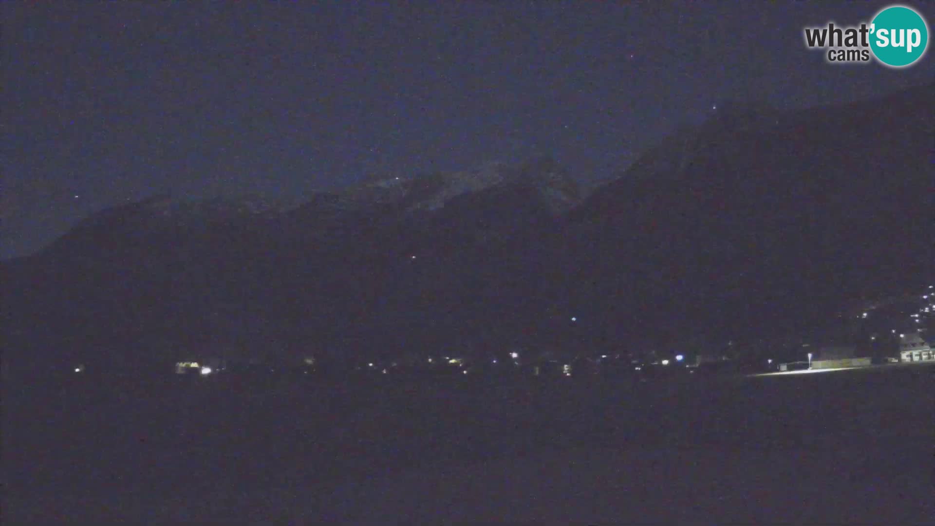 Webcam en direct Aéroport de Bovec – Vue sur Kanin