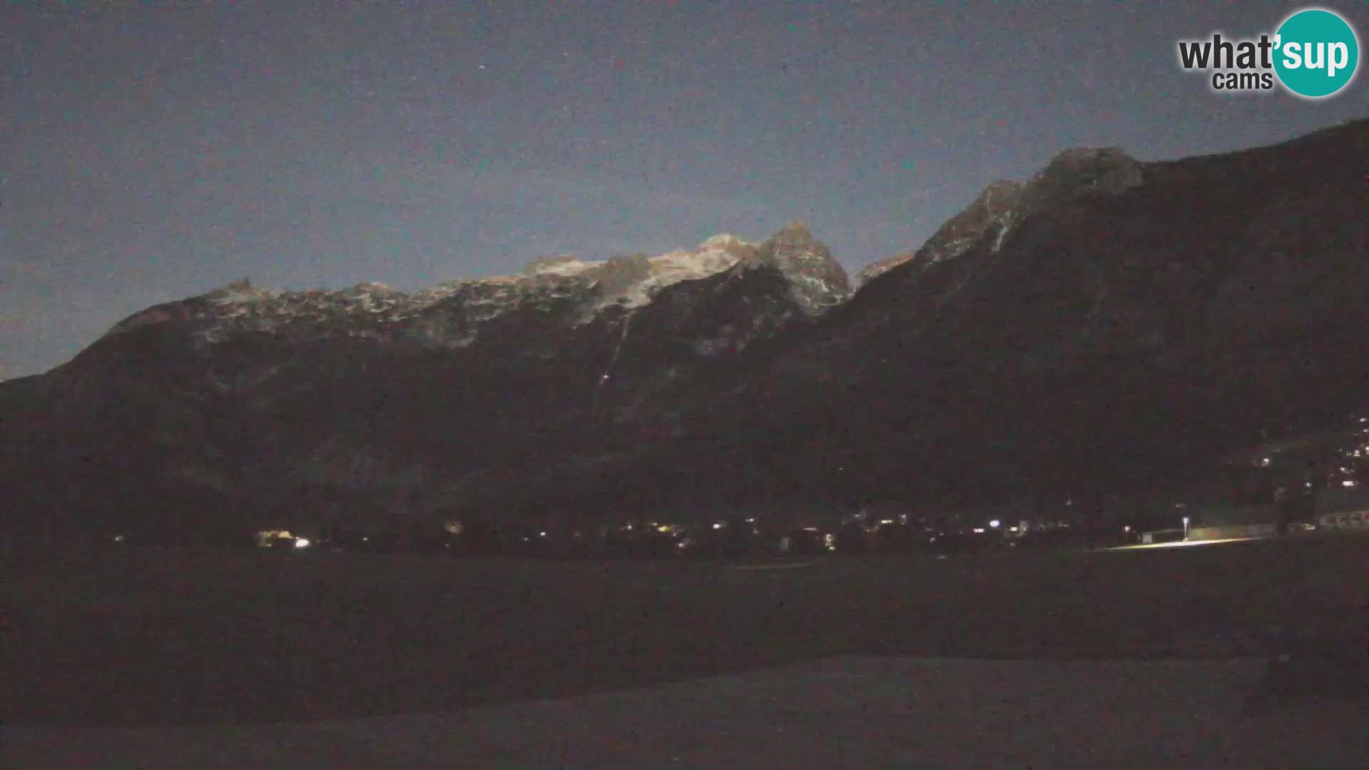 Live webcam Bovec airport – View to Kanin