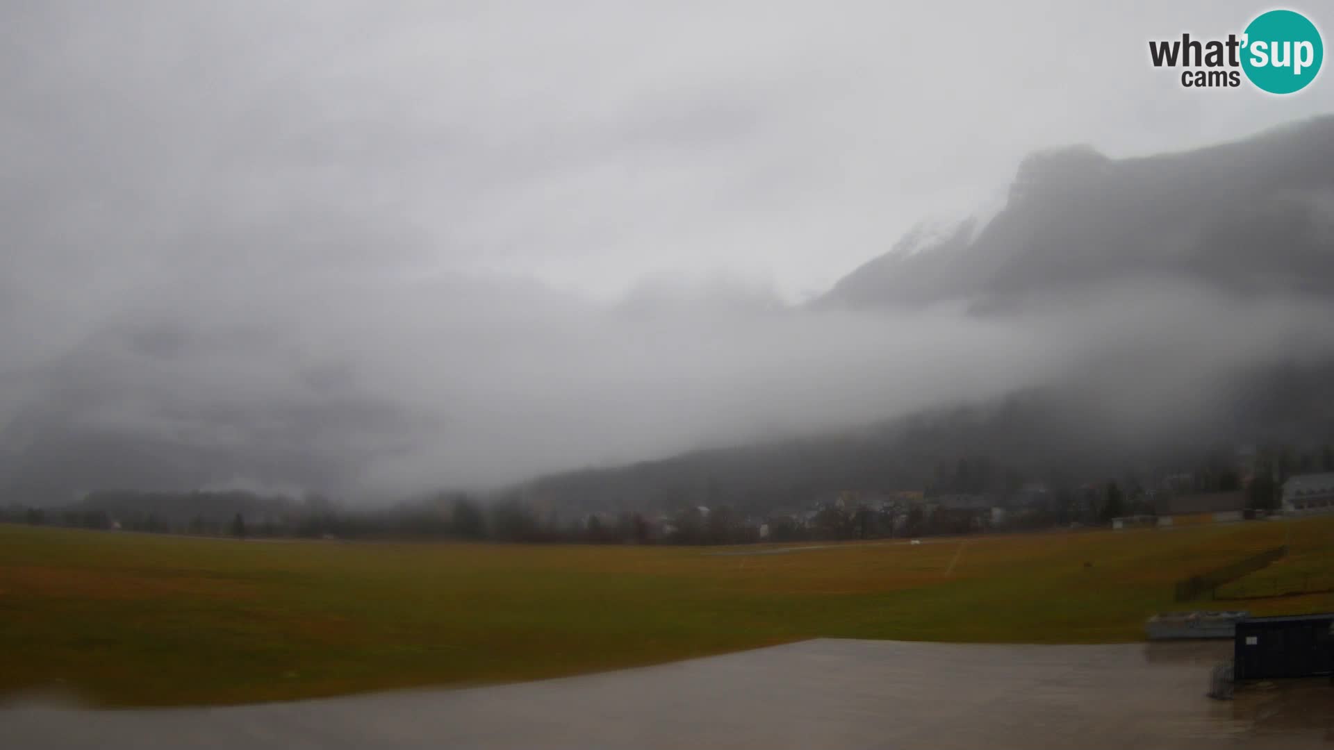 Webcam en direct Aéroport de Bovec – Vue sur Kanin