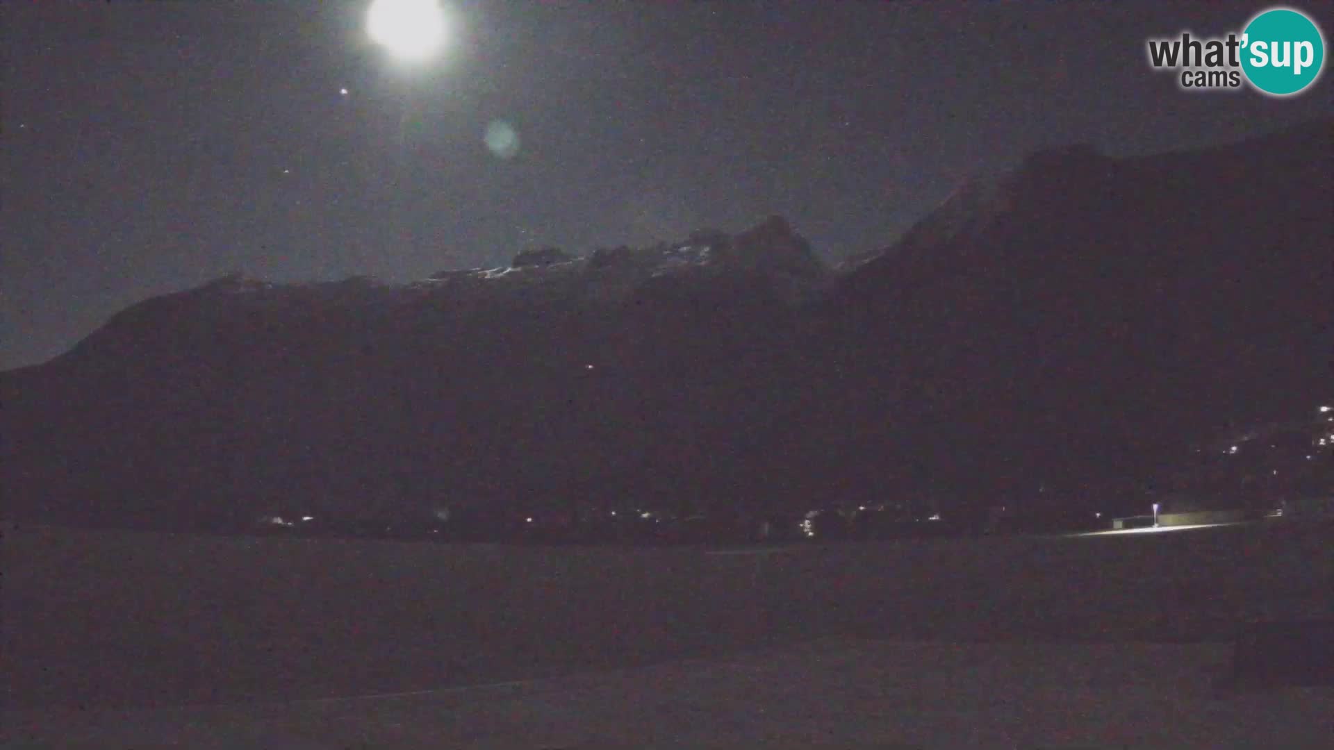 Live webcam Bovec airport – View to Kanin