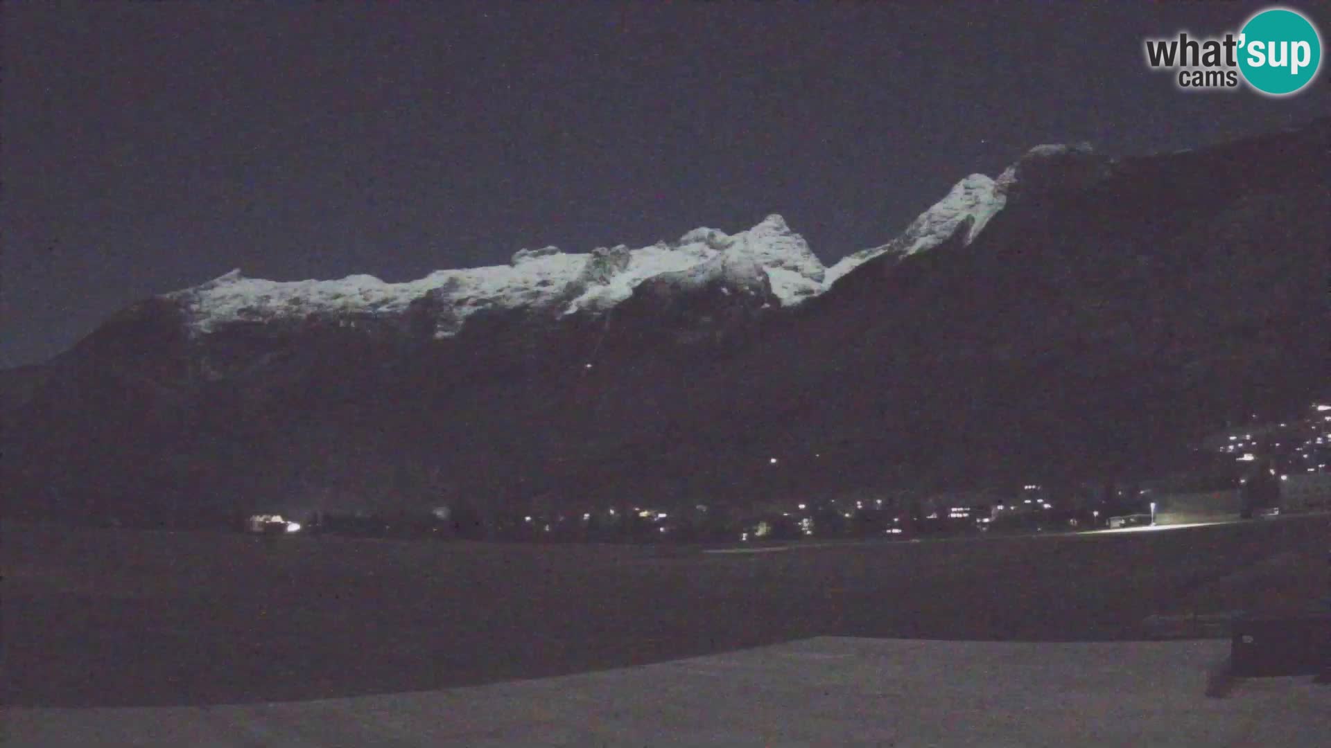 Live webcam Bovec airport – View to Kanin