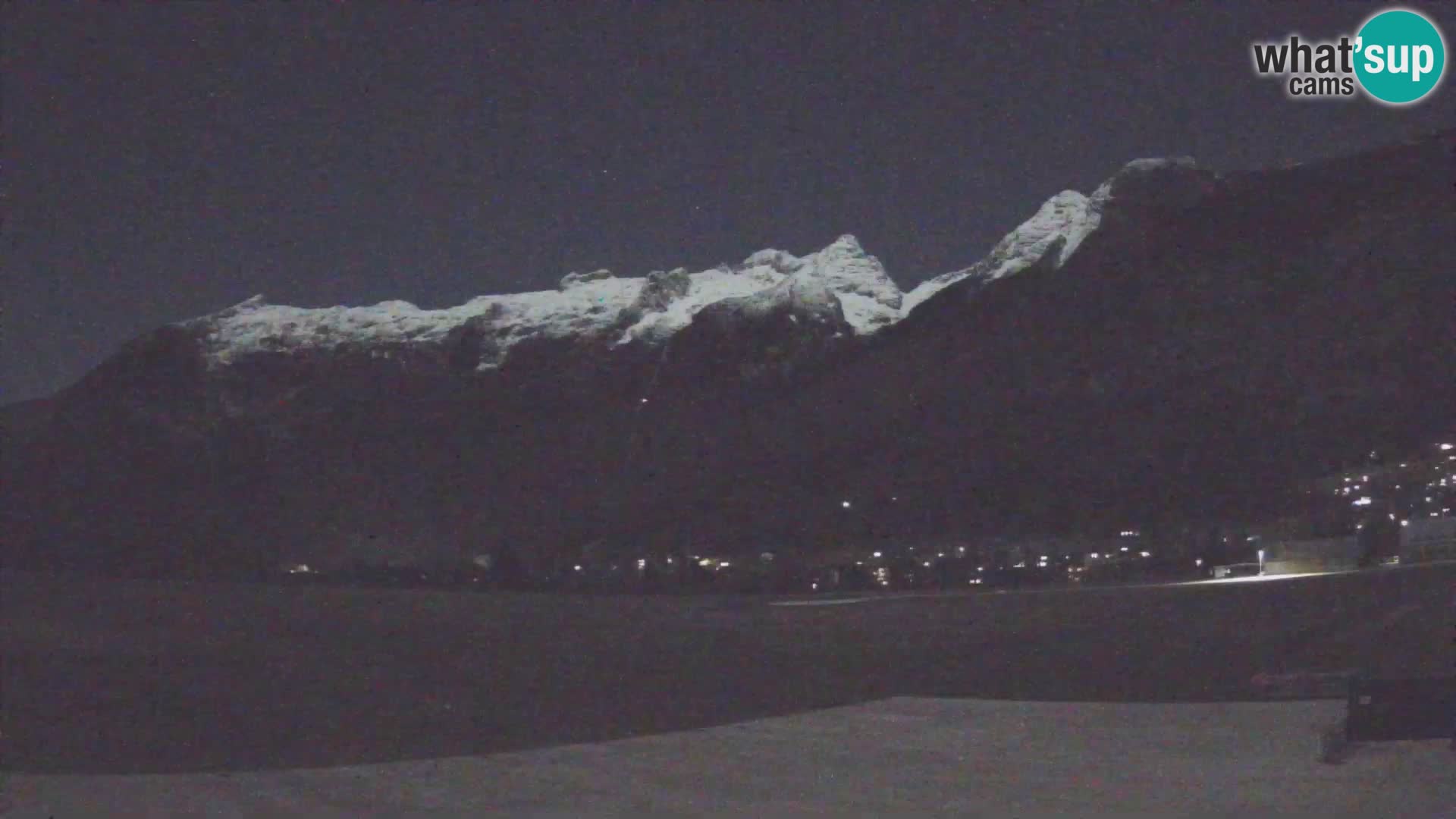 Live webcam Bovec airport – View to Kanin